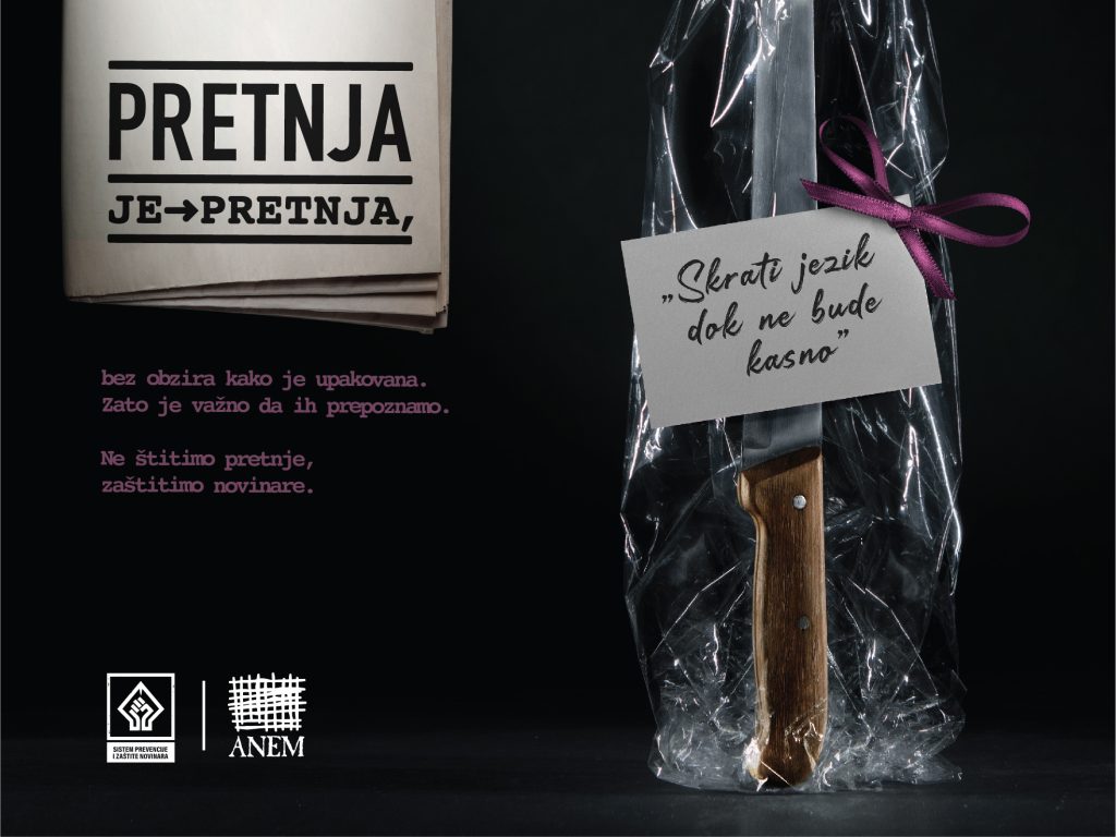 POČINJE ANEM KAMPANJA “PRETNJA JE PRETNJA”